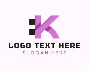 Letter Bs - Generic Modern Business Letter K logo design