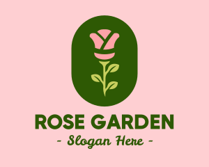Rose - Rose Kimono Flower logo design