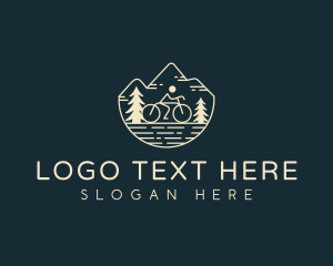 Racing - Cycling Mountain Bike logo design