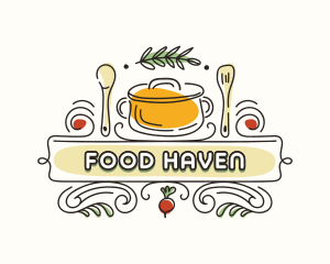 Cafeteria - Cafeteria Restaurant Cook logo design