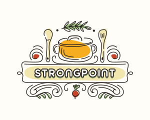 Homemade - Cafeteria Restaurant Cook logo design