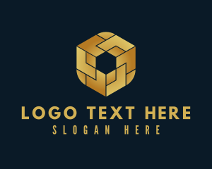 Insurance - Elegant Hexagon Cube logo design