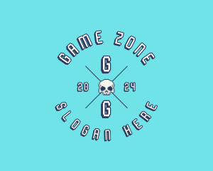 Pixel Skull Gaming logo design