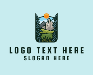 Rocky Mountain - Nature Outdoor Summit logo design