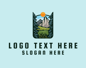 Hillside - Nature Outdoor Summit logo design