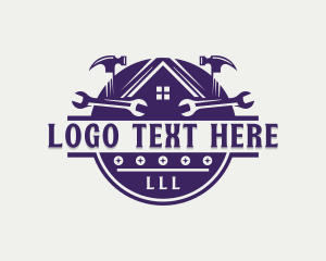 Hammer - Handyman Hammer Wrench logo design