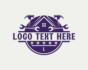 Handyman Hammer Wrench Logo