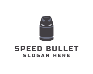 Bullet - Demon Bullet Weapon logo design