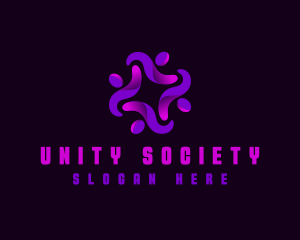 Society - Human Society Association logo design