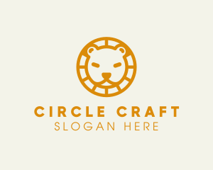 Cute Lion Tiger Cub logo design