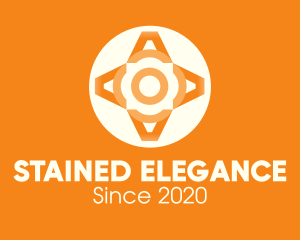 Orange Elegant Pattern logo design