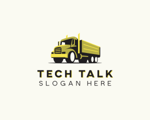 Truck - Truckload Haulage Vehicle logo design