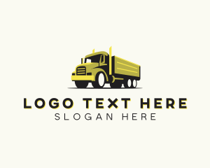 Vehicle - Truckload Haulage Vehicle logo design