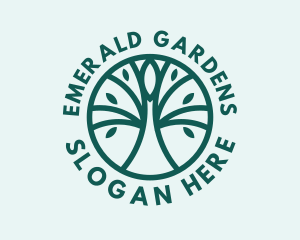 Tree Garden Horticulture logo design