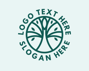 Organic - Tree Garden Horticulture logo design