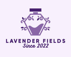 Lavender - Lavender Perfume Bottle logo design