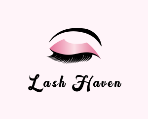 Eyelash Cosmetics Salon logo design