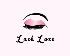 Eyelash Cosmetics Salon logo design