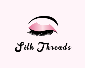 Eyelash Cosmetics Salon logo design