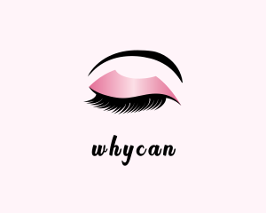 Eyelash Cosmetics Salon logo design