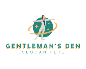 Male Dance Performer logo design