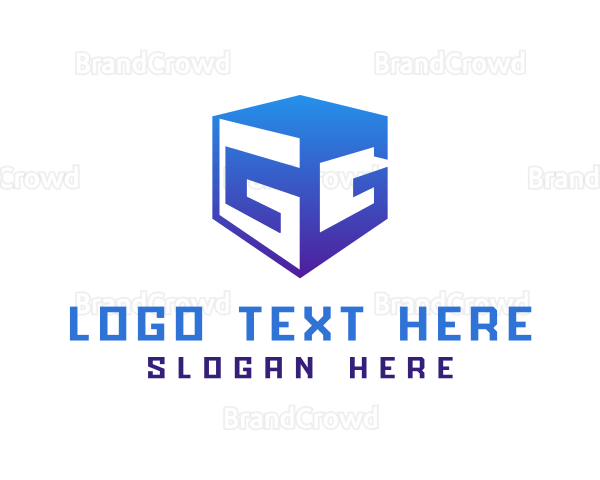 Cyber Tech Cube Letter G Logo