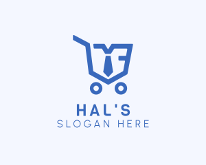 Supermarket - Employee Shopping Cart logo design