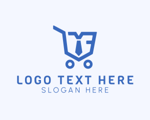 Employer - Employee Shopping Cart logo design