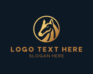 Professional Stallion Horse logo design