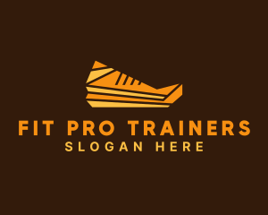 Trainers - Geometric Sneaker Shoe logo design