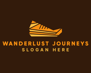 Plimsoll Sneaker - Geometric Sneaker Shoe logo design