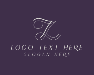 Wedding Planner - Elegant Calligraphy Business logo design