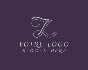 Letter L - Elegant Calligraphy Business logo design