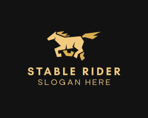 Horseman - Stallion Horse Race logo design