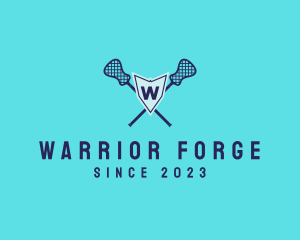 Battle - Lacrosse Shield Sports logo design