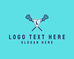 Lacrosse Shield Sports Logo