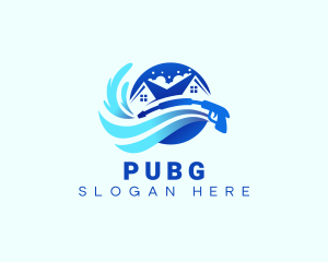 Splash House Sanitation logo design