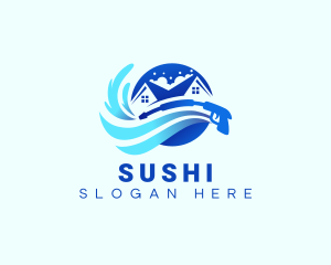 Splash Cleaning Sanitation logo design