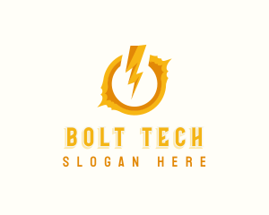 Electric Bolt Thunder logo design