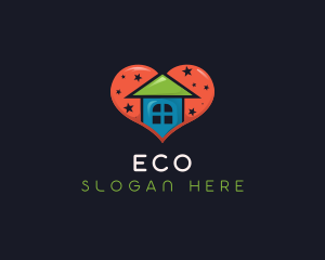 Elearning - Daycare Heart House logo design