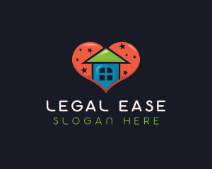 Elearning - Daycare Heart House logo design