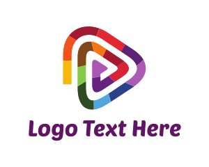Play - Multicolored Snake Play logo design