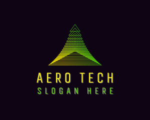 Pyramid Developer Tech logo design