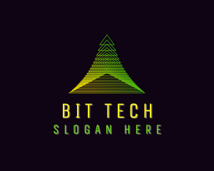 Pyramid Developer Tech logo design