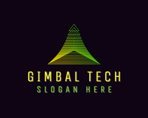 Pyramid Developer Tech logo design