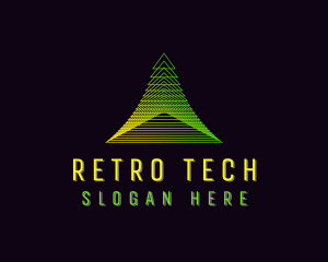 Pyramid Developer Tech logo design