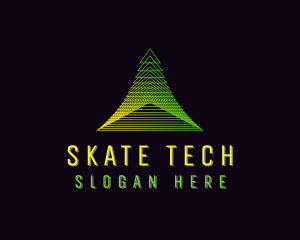 Pyramid Developer Tech logo design