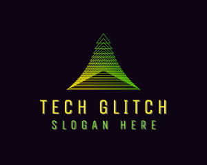 Pyramid Developer Tech logo design