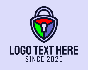 Closed - Shield Security Lock logo design