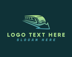 Shipment - Fast Train Arrow logo design